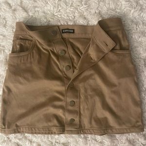 Express, suede skirt, size small